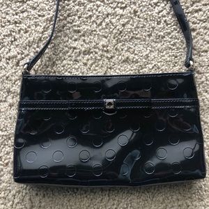 Small Black Patent Polka Dot Kate Spade Crossbody